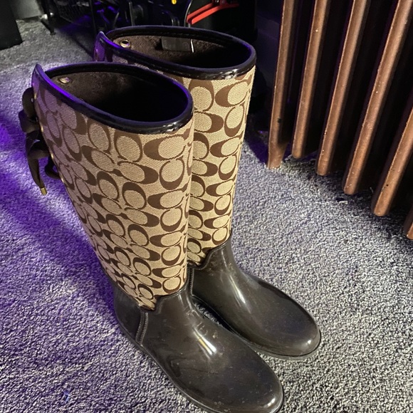 Coach Rain Boots - Picture 2 of 2